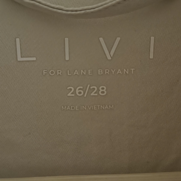 LIVI by Lane Bryant Women's Jacket Full Zip Pockets Lightweight Cream/Ivory 4X - Picture 3 of 10